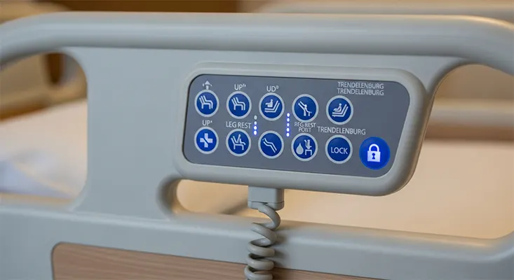 Camillas y camas hospitalarias eléctricas con control remoto